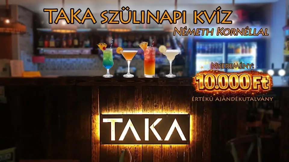 TAKA Szülinapi kvíz 🎂 - Szülinapi nyereménnyel 🎁